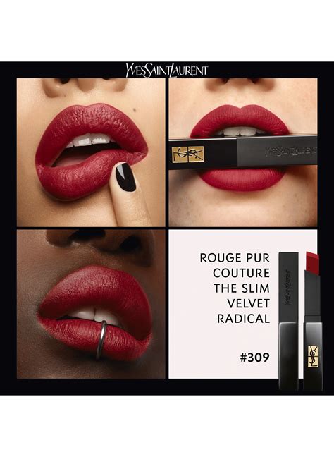 ysl 305 lipstick|ROUGE PUR COUTURE THE SLIM VELVET RADICAL .